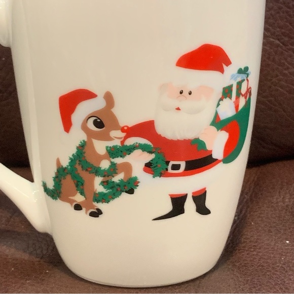 Rudolph the Red-Nosed Reindeer Ceramic Mug Rudolph Santa Christmas Tree Gifts - Picture 5 of 6